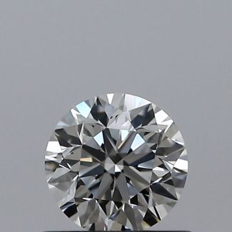 0.50 Carat Round H IF VG EX GIA Natural Diamond