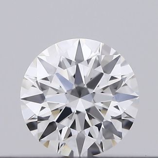 0.17 Carat Round D VVS1 EX GIA Natural Diamond