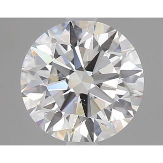 1.08 Carat Round F VS2 EX GIA Natural Diamond