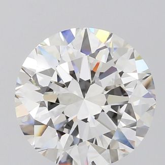 3.0 Carat Round F VVS2 EX VG GIA Natural Diamond