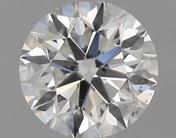 0.56 Carat Round G SI1 EX GIA Natural Diamond