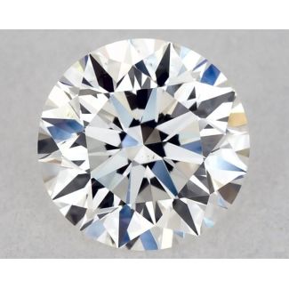 0.45 Carat Round F VS1 EX GIA Natural Diamond