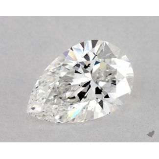 1.00 Carat Pear E SI1 - EX G GIA Natural Diamond