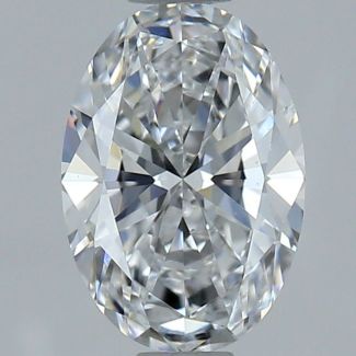 1.0 Carat Oval D VS2 - EX VG GIA Natural Diamond