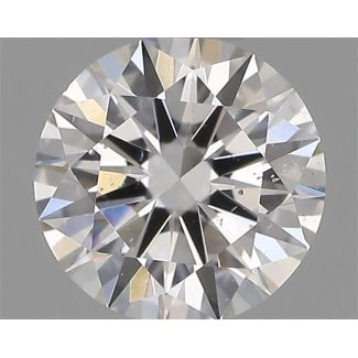 0.33 Carat Round E SI1 VG EX GIA Natural Diamond