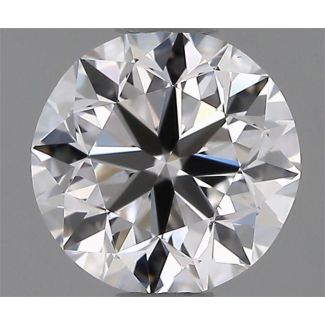 0.70 Carat Round E VS2 VG EX GIA Natural Diamond