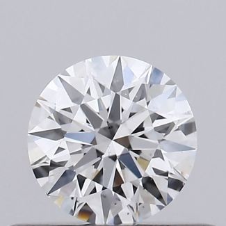 0.33 Carat Round D SI1 EX GIA Natural Diamond