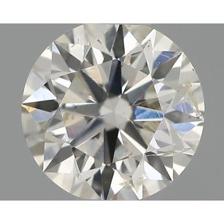 0.43 Carat Round G SI2 EX IGI Natural Diamond