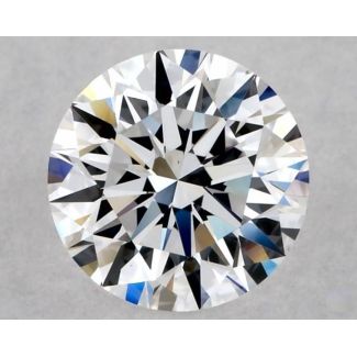 0.53 Carat Round D VS1 EX GIA Natural Diamond