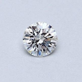 0.34 Carat Round D VS2 VG EX GIA Natural Diamond