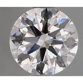 0.81 Carat Round F VVS1 EX GIA Natural Diamond