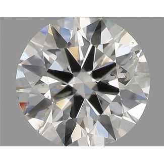 0.50 Carat Round G SI2 EX IGI Natural Diamond