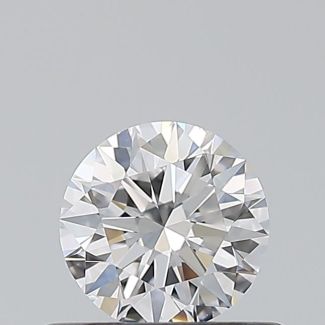 0.4 Carat Round D VS2 EX GIA Natural Diamond