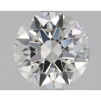 0.9 Carat Round H VVS1 EX GIA Natural Diamond