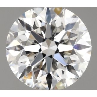 0.5 Carat Round G SI1 EX GIA Natural Diamond