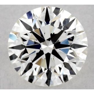 0.5 Carat Round H VS1 EX GIA Natural Diamond