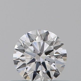 0.3 Carat Round D VVS2 EX GD GIA Natural Diamond