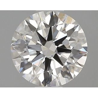 0.52 Carat Round H VS1 EX GD GIA Natural Diamond