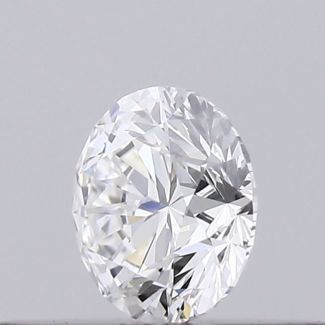 0.21 Carat Round D SI1 EX GIA Natural Diamond