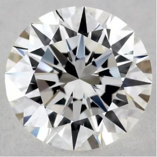 0.64 Carat Round F VVS1 EX GIA Natural Diamond