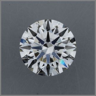 0.71 Carat Round H VVS2 EX VG GIA Natural Diamond