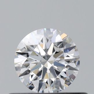 0.35 Carat Round D VVS1 EX VG GIA Natural Diamond