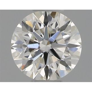 0.31 Carat Round H VS2 EX GIA Natural Diamond