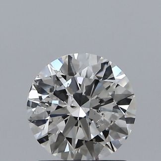 1.01 Carat Round H SI2 EX VG GIA Natural Diamond