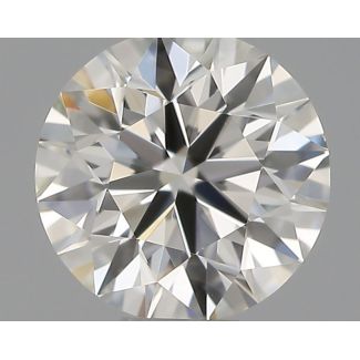 0.42 Carat Round H VS1 EX IGI Natural Diamond