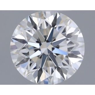 0.37 Carat Round G IF EX GIA Natural Diamond