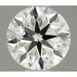 0.5 Carat Round H VS2 VG EX GIA Natural Diamond