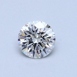 0.51 Carat Round E SI1 EX VG GIA Natural Diamond