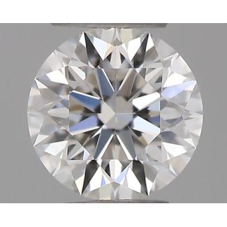 0.2 Carat Round F VVS2 EX GIA Natural Diamond