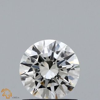 0.72 Carat Round J VS1 EX GIA Natural Diamond