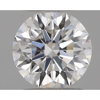 0.18 Carat Round E VVS2 EX GIA Natural Diamond