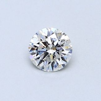 0.37 Carat Round F VS2 VG EX GIA Natural Diamond