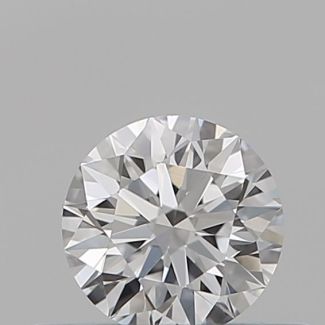 0.31 Carat Round D VVS2 EX GIA Natural Diamond