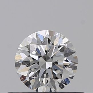 0.33 Carat Round F VVS1 EX GIA Natural Diamond