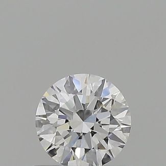 0.5 Carat Round E VVS1 VG EX GIA Natural Diamond