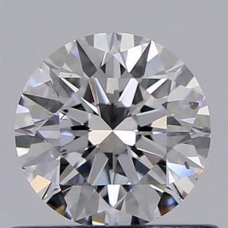 0.51 Carat Round D SI1 EX GIA Natural Diamond