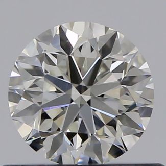 0.50 Carat Round H VS1 VG EX GIA Natural Diamond