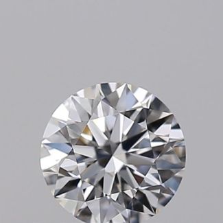 0.31 Carat Round E VVS1 EX GIA Natural Diamond