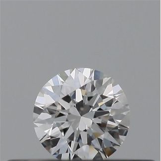 0.18 Carat Round F VVS1 EX GIA Natural Diamond