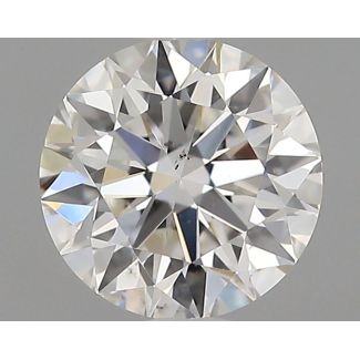 0.5 Carat Round G VS2 EX GIA Natural Diamond