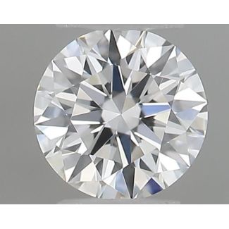 0.18 Carat Round E IF EX GIA Natural Diamond