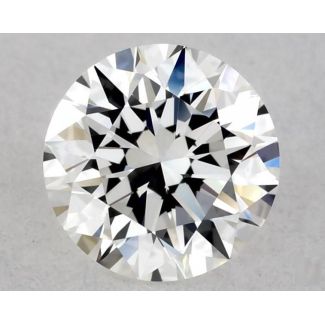 0.5 Carat Round F VVS1 EX GIA Natural Diamond