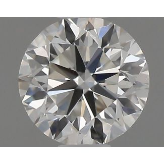 0.4 Carat Round H VS1 VG EX GIA Natural Diamond