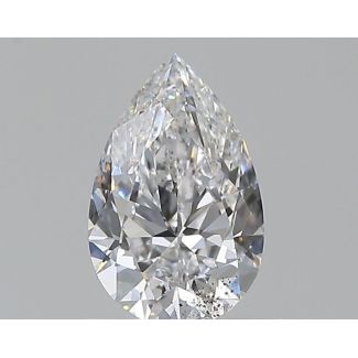 0.51 Carat Pear D SI2 - EX VG GIA Natural Diamond