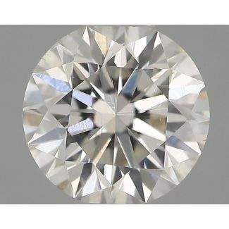 0.41 Carat Round F SI1 EX VG IGI Natural Diamond