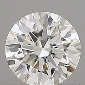 0.18 Carat Round F VVS2 EX GIA Natural Diamond